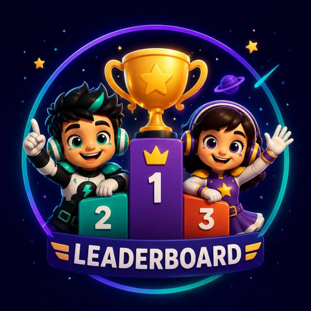 In-app leaderboard screen